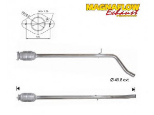 MAGNAFLOW 71818D katalizatoriaus keitiklis 
 Išmetimo sistema -> Katalizatoriaus keitiklis
46756799