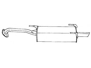 AKS DASIS SG44651 galinis duslintuvas