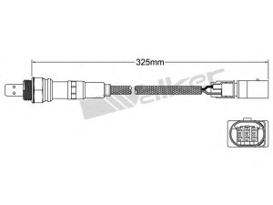 WALKER PRODUCTS 800-95021 lambda jutiklis 
 Išmetimo sistema -> Lambda jutiklis
55202369, 55202369
