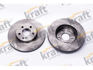 KRAFT AUTOMOTIVE 6041403 stabdžių diskas 
 Stabdžių sistema -> Diskinis stabdys -> Stabdžių diskas
639 421 00 12