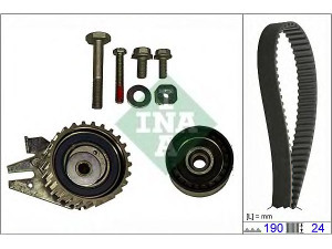 INA 530 0624 10 paskirstymo diržo komplektas 
 Techninės priežiūros dalys -> Papildomas remontas
66 06 028, 93191277