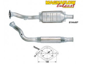 MAGNAFLOW 86053 katalizatoriaus keitiklis 
 Išmetimo sistema -> Katalizatoriaus keitiklis
170531