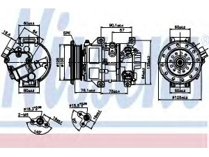 NISSENS 89309 kompresorius, oro kondicionierius 
 Oro kondicionavimas -> Kompresorius/dalys
8831005100, 8831005101, 8831005110