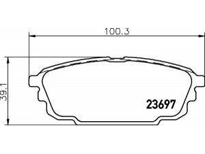 MINTEX MDB2250 stabdžių trinkelių rinkinys, diskinis stabdys
BKYT2648Z