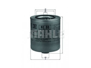 KNECHT KC 33 kuro filtras 
 Techninės priežiūros dalys -> Papildomas remontas
13322243018