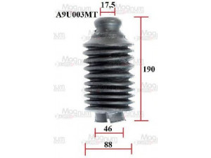 Magnum Technology A9U003MT apsauginis dangtelis/gofruotoji membrana, amortizatorius 
 Pakaba -> Amortizatorius
