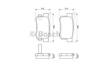 BOSCH 0 986 424 771 stabdžių trinkelių rinkinys, diskinis stabdys 
 Techninės priežiūros dalys -> Papildomas remontas
06430-S0A-J00, 06430-S0K-J01, 06430-S2A-000