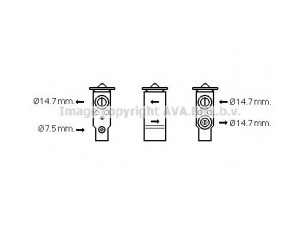 AVA QUALITY COOLING HY1417 išsiplėtimo vožtuvas, oro kondicionavimas 
 Oro kondicionavimas -> Vožtuvai
9760426000, 9760426001