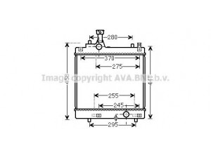 AVA QUALITY COOLING SZ2113 radiatorius, variklio aušinimas 
 Aušinimo sistema -> Radiatorius/alyvos aušintuvas -> Radiatorius/dalys
214004A00D, 1770068K00, 17700M68K00