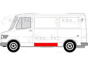 BLIC 6505-06-3545001P šoninis skydas 
 Kėbulas -> Kuro bakas/dalys