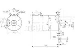 MAHLE ORIGINAL MM 289 elektrovariklis
200 5439 24601