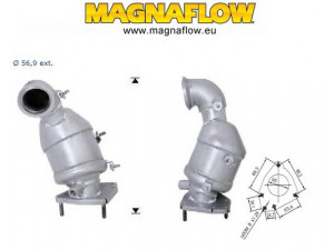 MAGNAFLOW 60001D katalizatoriaus keitiklis 
 Išmetimo sistema -> Katalizatoriaus keitiklis
51767236, 51780156