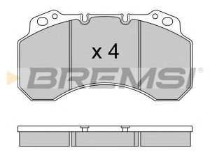 BREMSI BP7331 stabdžių trinkelių rinkinys, diskinis stabdys
69030060, 1522191
