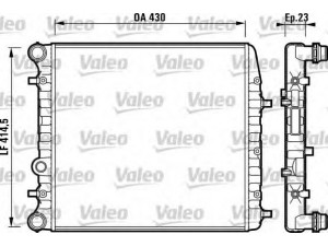 VALEO 732863 radiatorius, variklio aušinimas 
 Aušinimo sistema -> Radiatorius/alyvos aušintuvas -> Radiatorius/dalys
6Q0121253J, 6Q0121253K, 6Q0121253J