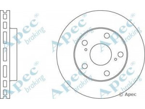 APEC braking DSK661 stabdžių diskas 
 Dviratė transporto priemonės -> Stabdžių sistema -> Stabdžių diskai / priedai
4351233020, 4351233050