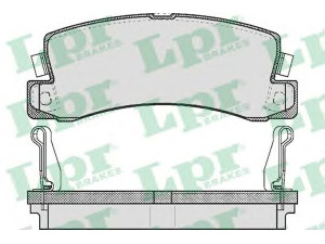 LPR 05P514 stabdžių trinkelių rinkinys, diskinis stabdys 
 Techninės priežiūros dalys -> Papildomas remontas
0446620020, 0446620070, 0446620100
