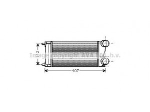 AVA QUALITY COOLING PE4332 tarpinis suslėgto oro aušintuvas, kompresorius 
 Variklis -> Oro tiekimas -> Įkrovos agregatas (turbo/superįkrova) -> Tarpinis suslėgto oro aušintuvas
0384L4, 0384L4