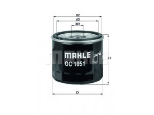 KNECHT OC 1051 alyvos filtras 
 Techninės priežiūros dalys -> Techninės priežiūros intervalai
1007705, 1007706, 1070521, 1455760