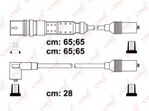 LYNXauto SPC8033 uždegimo laido komplektas 
 Kibirkšties / kaitinamasis uždegimas -> Uždegimo laidai/jungtys
N10204402, N10243611