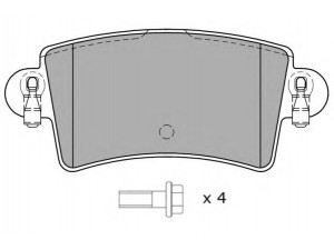 FREMAX FBP-1275 stabdžių trinkelių rinkinys, diskinis stabdys 
 Techninės priežiūros dalys -> Papildomas remontas
44060-00QAE, 77012-06763, 1605982