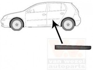VAN WEZEL 5894405 apdailos/apsauginės juostelė, durelės 
 Kėbulas -> Apdaila/apsauga/dekoratyvinės juostelės/emblemos -> Apdailos/apsauginės juostelės
1K48537539B9