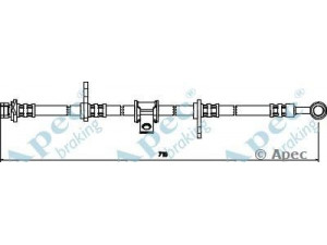 APEC braking HOS3147 stabdžių žarnelė 
 Stabdžių sistema -> Stabdžių žarnelės
01465SM4013, 46411SM1003, 46411SM4013