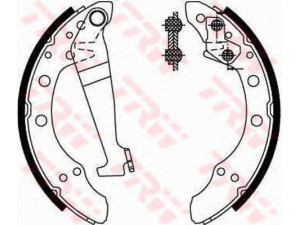 TRW GS8092 stabdžių trinkelių komplektas 
 Techninės priežiūros dalys -> Papildomas remontas
331609525V, 331609525X, 331609526V