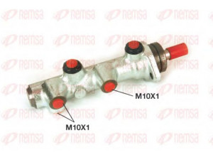 REMSA C1022.08 pagrindinis cilindras, stabdžiai 
 Stabdžių sistema -> Pagrindinis stabdžių cilindras
0009938829, 460183, 460188, 9945755