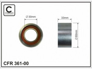 CAFFARO 361-00 įtempiklio skriemulys, paskirstymo diržas 
 Techninės priežiūros dalys -> Papildomas remontas
3395997, 3894197, 3994039, KL02 12 750