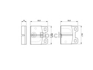BOSCH 0 986 424 408 stabdžių trinkelių rinkinys, diskinis stabdys 
 Techninės priežiūros dalys -> Papildomas remontas
10548 26003 01 25, 11633 26003 00 30