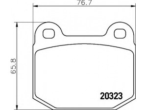 HELLA 8DB 355 007-001 stabdžių trinkelių rinkinys, diskinis stabdys 
 Techninės priežiūros dalys -> Papildomas remontas
60728433, 60728434, 60778315, 34111117002