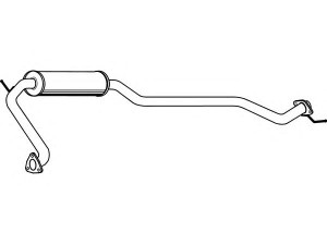 FENNO P2774 vidurinis duslintuvas 
 Išmetimo sistema -> Duslintuvas
18220-SMG-G11