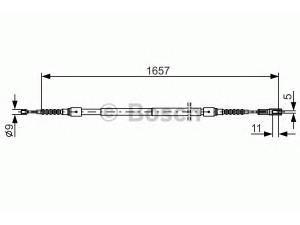 BOSCH 1 987 477 881 trosas, stovėjimo stabdys 
 Stabdžių sistema -> Valdymo svirtys/trosai
4D0 609 721 K, 4D0 609 721 H, 4D0 609 721 K