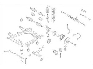 DELPHI OPEL-09003-F rato pakaba 
 Ašies montavimas/vairavimo mechanizmas/ratai -> Prekių paieška pagal schemą