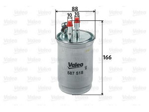 VALEO 587518 kuro filtras 
 Degalų tiekimo sistema -> Kuro filtras/korpusas
10088053, 1079271, 1088053, 1150868