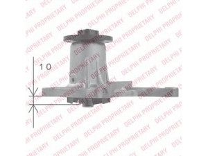 DELPHI WP1816 vandens siurblys 
 Aušinimo sistema -> Vandens siurblys/tarpiklis -> Vandens siurblys
16100-19296, 1610019255, 1610019295