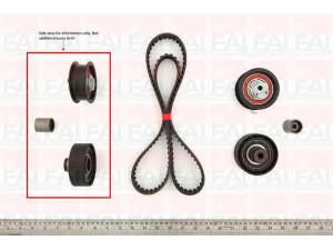 FAI AutoParts TBK142 paskirstymo diržo komplektas 
 Techninės priežiūros dalys -> Papildomas remontas
038198119F