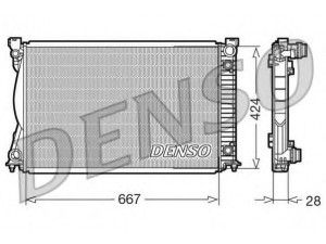 DENSO DRM02039 radiatorius, variklio aušinimas 
 Aušinimo sistema -> Radiatorius/alyvos aušintuvas -> Radiatorius/dalys
4F0121251P