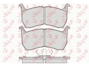 VILLAR 626.0368 stabdžių trinkelių rinkinys, diskinis stabdys 
 Techninės priežiūros dalys -> Papildomas remontas
FAY82648Z, G03049280, G03049280A