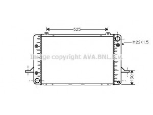 AVA QUALITY COOLING FD2053 radiatorius, variklio aušinimas 
 Aušinimo sistema -> Radiatorius/alyvos aušintuvas -> Radiatorius/dalys
85BB8005ED, 85BB8005EF