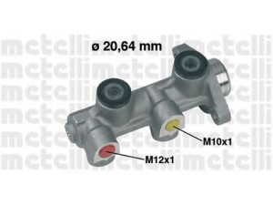METELLI 05-0224 pagrindinis cilindras, stabdžiai 
 Stabdžių sistema -> Pagrindinis stabdžių cilindras
3492954, 558009