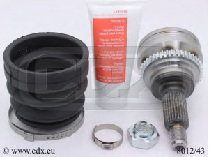 CDX 8012/43 jungčių komplektas, kardaninis velenas 
 Ratų pavara -> Sujungimai/komplektas
4410186G10, 4410186G60, 4410286G00