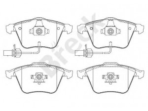 BRECK 23950 00 701 10 stabdžių trinkelių rinkinys, diskinis stabdys 
 Techninės priežiūros dalys -> Papildomas remontas
4E0698151F, 4E0698151M, 4F0698151A