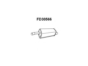 VENEPORTE FD30566 galinis duslintuvas 
 Išmetimo sistema -> Duslintuvas
1206426, 1317010