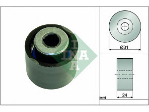 INA 532 0750 10 kreipiantysis skriemulys, V formos rumbuotas diržas 
 Diržinė pavara -> V formos rumbuotas diržas/komplektas -> Laisvasis/kreipiamasis skriemulys
1608887680, SU001-01050