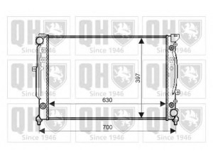 QUINTON HAZELL QER2335 radiatorius, variklio aušinimas 
 Aušinimo sistema -> Radiatorius/alyvos aušintuvas -> Radiatorius/dalys
4B0 121 251R, 4Z7 121 251B, 8D0 121 251BB
