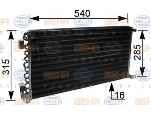 HELLA 8FC 351 036-041 kondensatorius, oro kondicionierius 
 Oro kondicionavimas -> Kondensatorius
6455.V5, 6455.Z2, 96.219.914.80