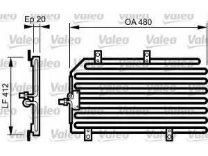 VALEO 818189 kondensatorius, oro kondicionierius 
 Oro kondicionavimas -> Kondensatorius
60604153, 60657491