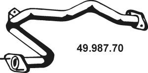 EBERSPÄCHER 49.987.70 išleidimo kolektorius 
 Išmetimo sistema -> Išmetimo vamzdžiai
F820-40-600B, FEN2-40-600
