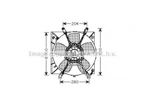 AVA QUALITY COOLING MT7506 ventiliatorius, radiatoriaus 
 Aušinimo sistema -> Oro aušinimas
MB845869